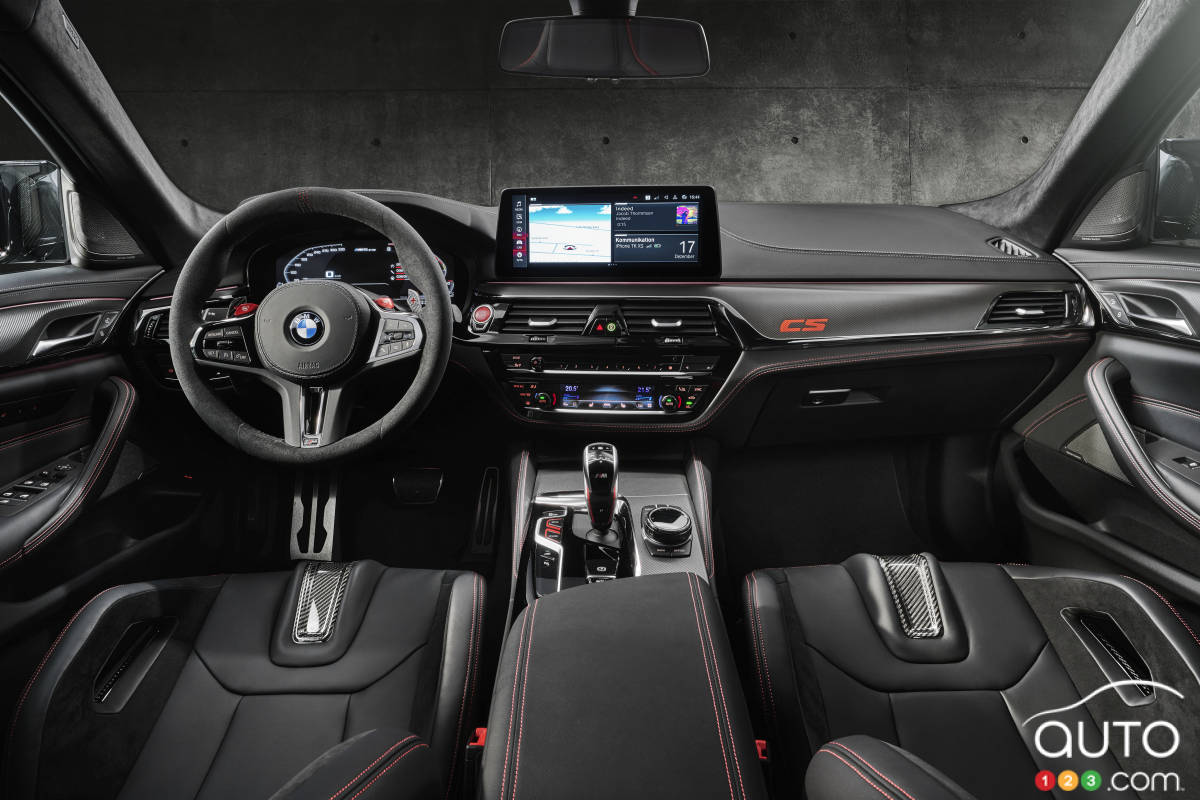 BMW M5 CS 2022, intérieur