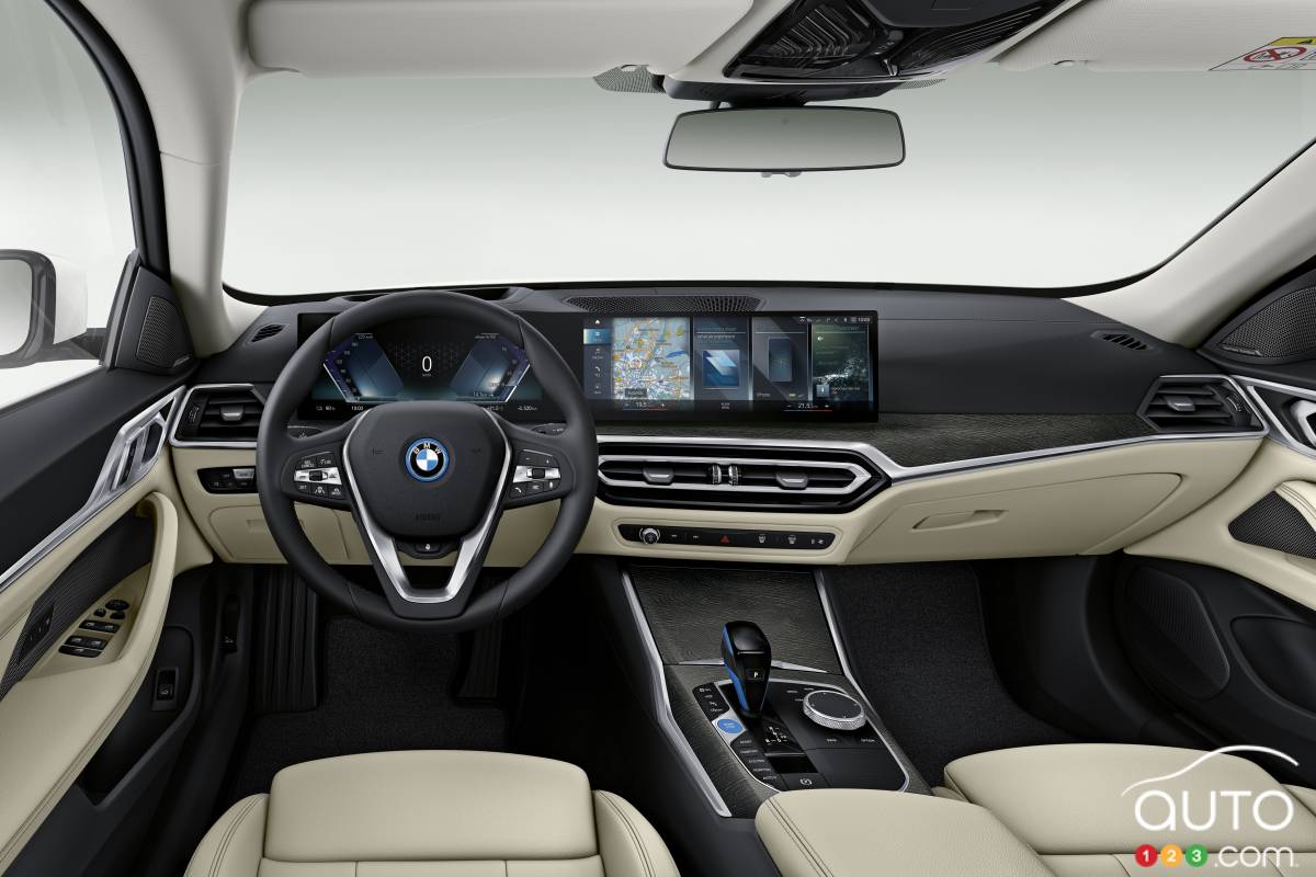 BMW i4 eDrive40 2022, intérieur