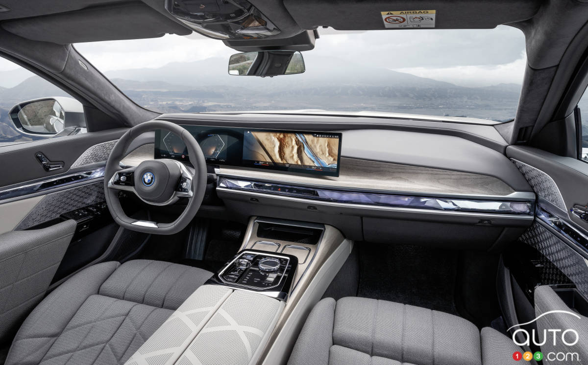 BMW i7 2023, intérieur