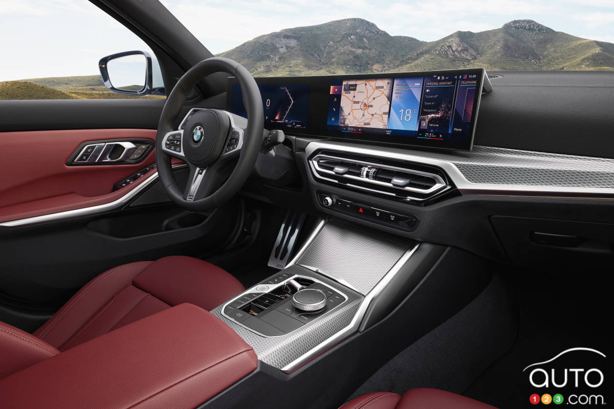 La BMW Série 3 2023, intérieur