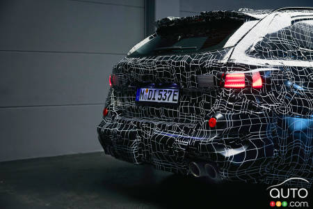 The 2025 BMW M5 Touring, rear