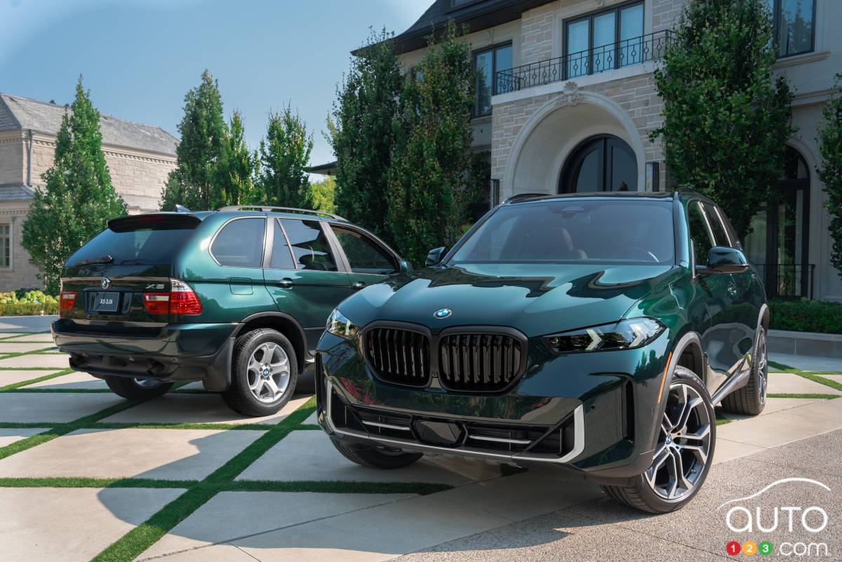 Le BMW X5 Édition 25 Jahre 2025, et le BMW X5 2000