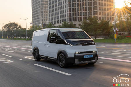 Kia EV5 2026, sur la route