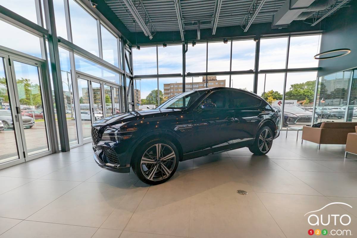 Genesis GV80 Coupé 2025, trois quarts avant