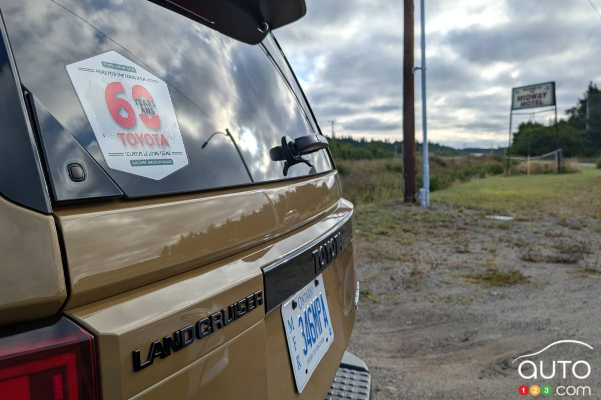 Le Land Cruiser, étiqueté