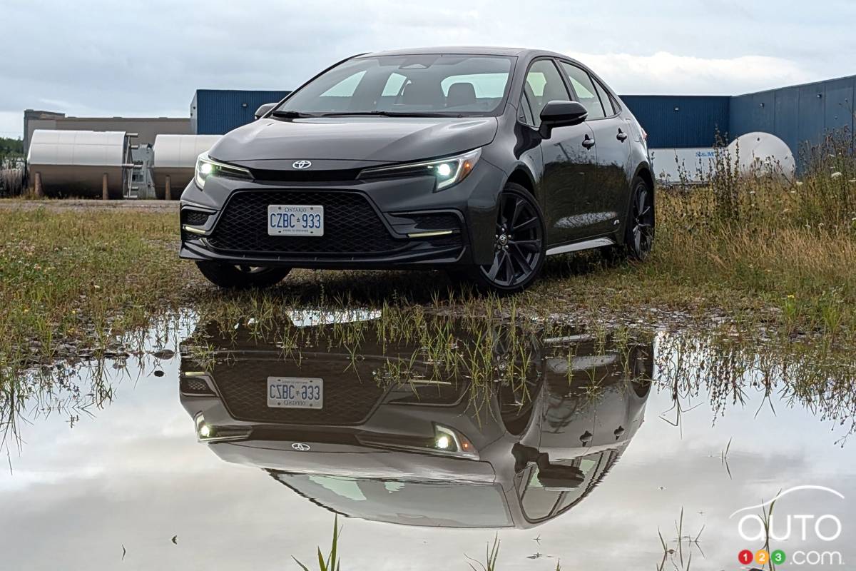 La Toyota Corolla hybride 2024, à l'emplacement de l'ancienne usine Toyota à Sydney