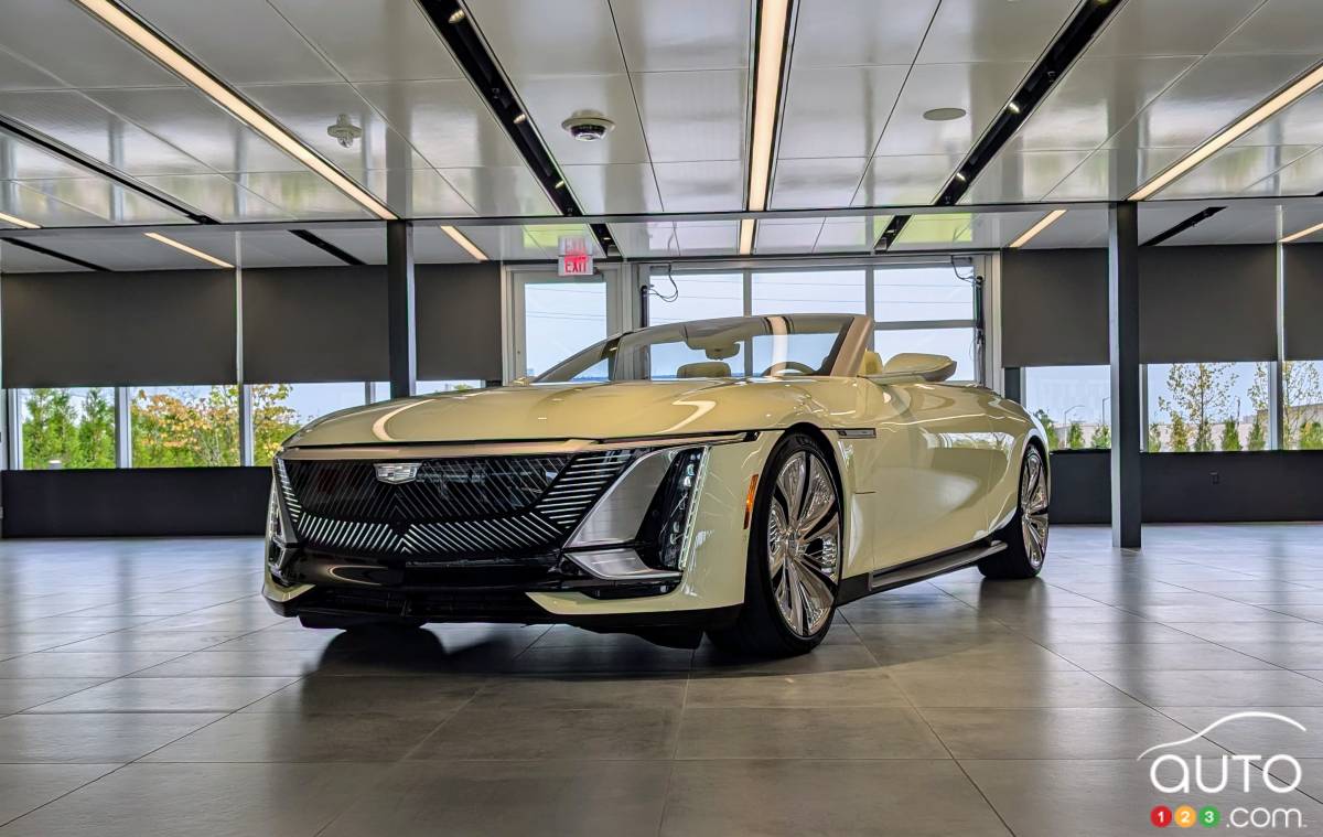 Le concept Cadillac Sollei, trois quarts avant