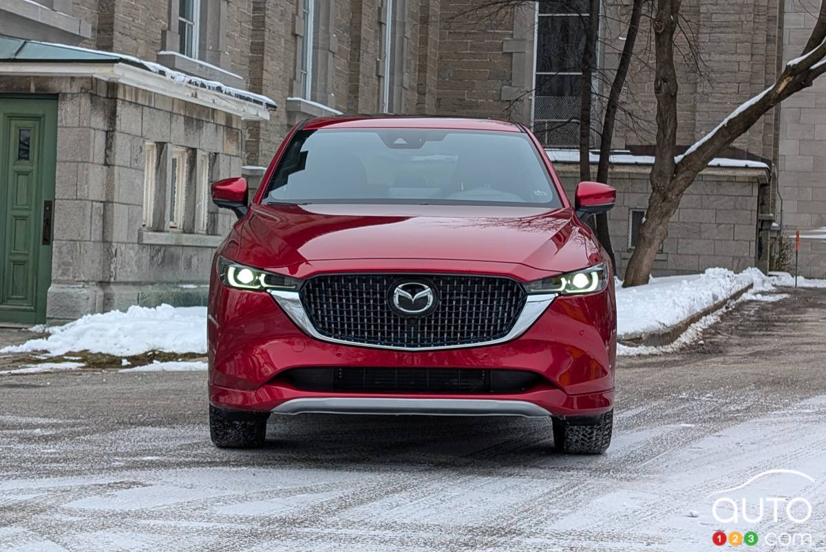 Le Mazda CX-5, avant