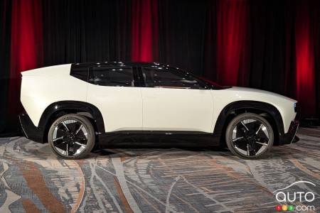 Le concept Honda 0 SUV, de profil