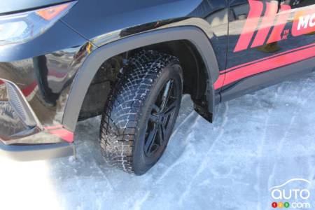 Surprising as it may seem, Motomaster Winter Edge II tires are excellent in winter conditions