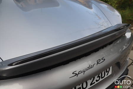 2024 Porsche 718 Boxster Spyder RS grey