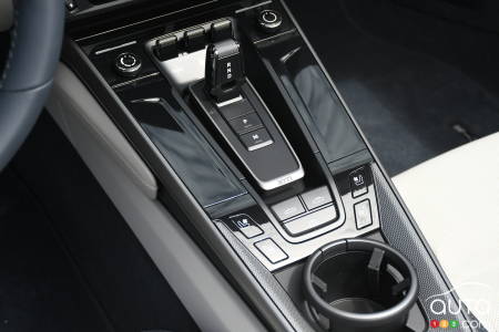 The 2025 Porsche 911 Carrera S, lower central console