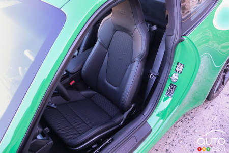 Front of 2023 Porsche 911 Carrera T - Car seat