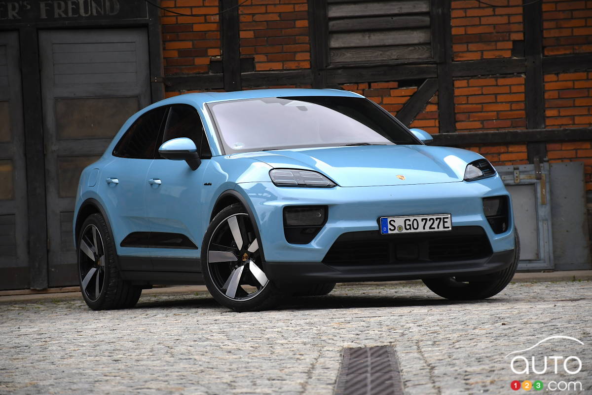 Porsche Macan EV 2025, avant