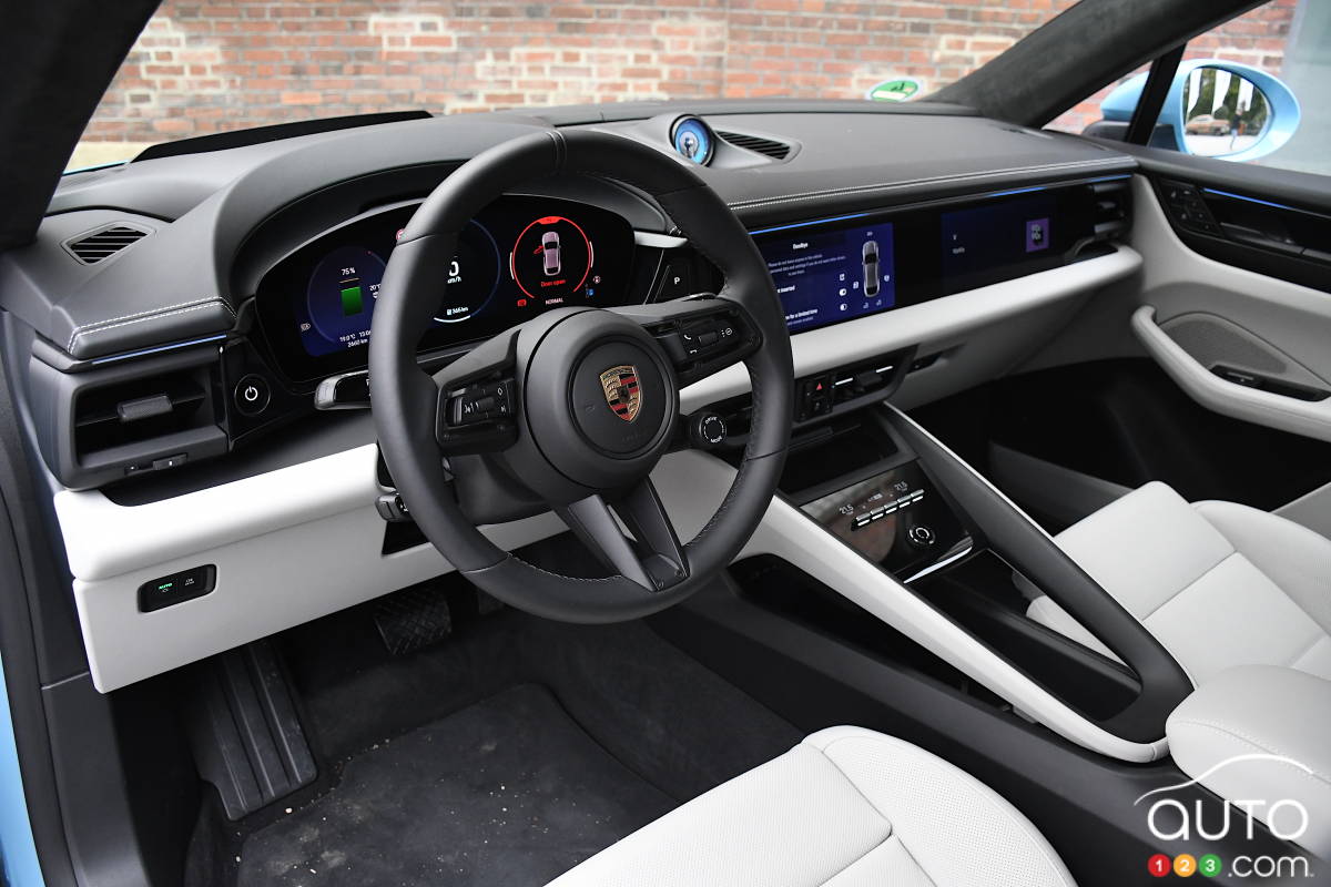 Porsche Macan EV 2025, intérieur