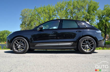 Porsche Macan T 2023, profil