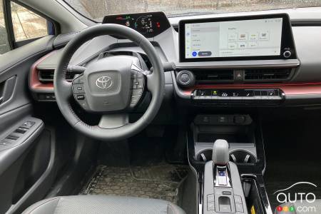 The 2024 Toyota Prius Prime, dashboard