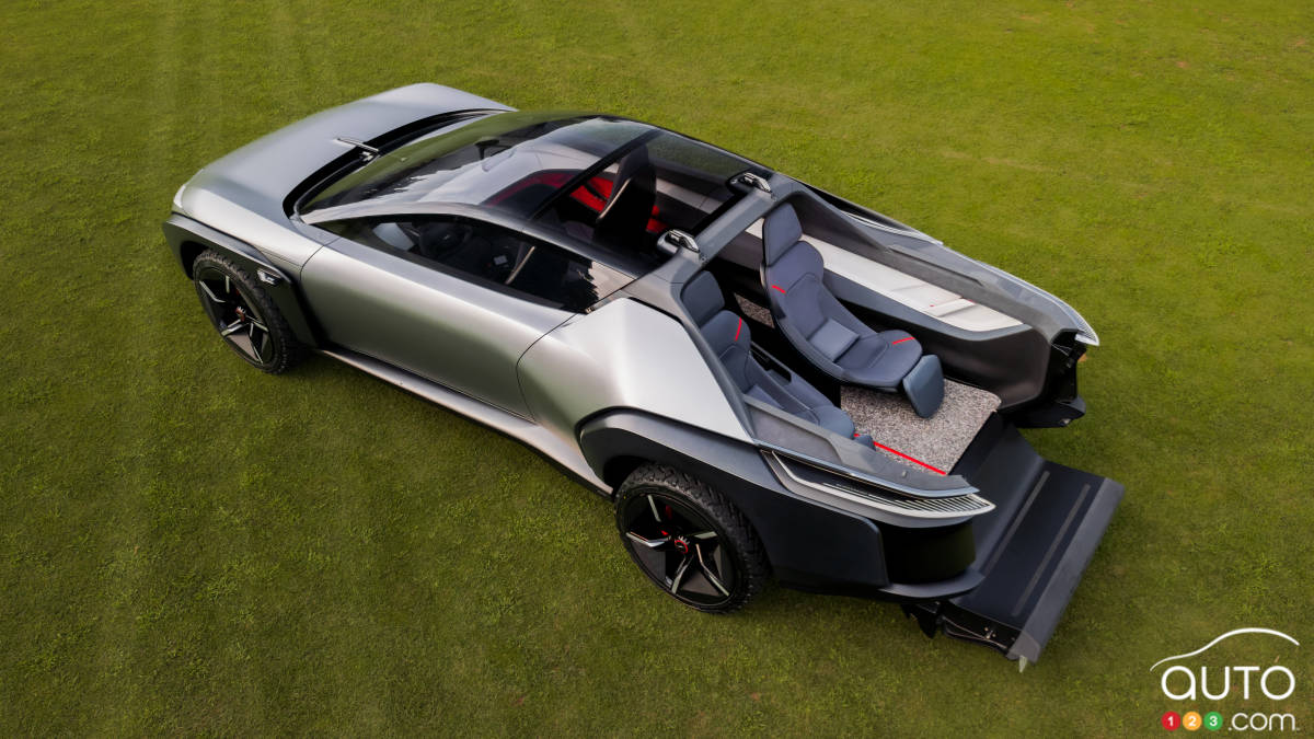 La Quintessenza de Italdesign, de haut