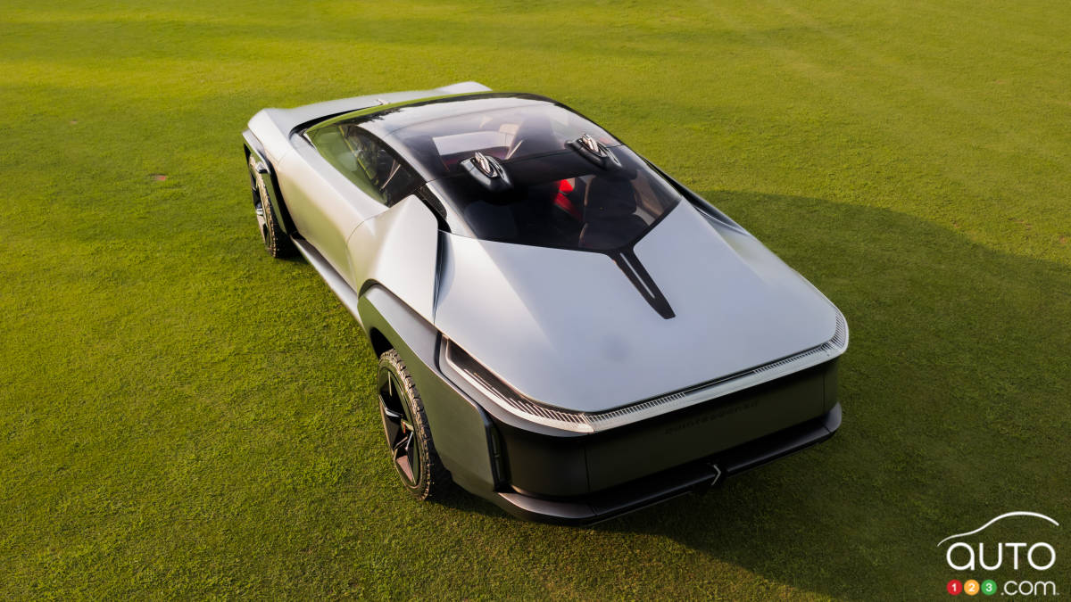 La Quintessenza de Italdesign, de haut, arrière