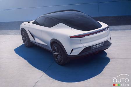 Acura Performance EV Concept, from above