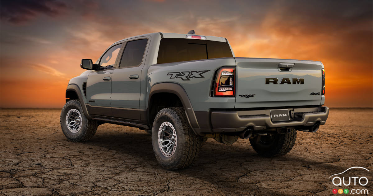 Ram 1500 TRX Launch Edition 2021, trois quarts arrière