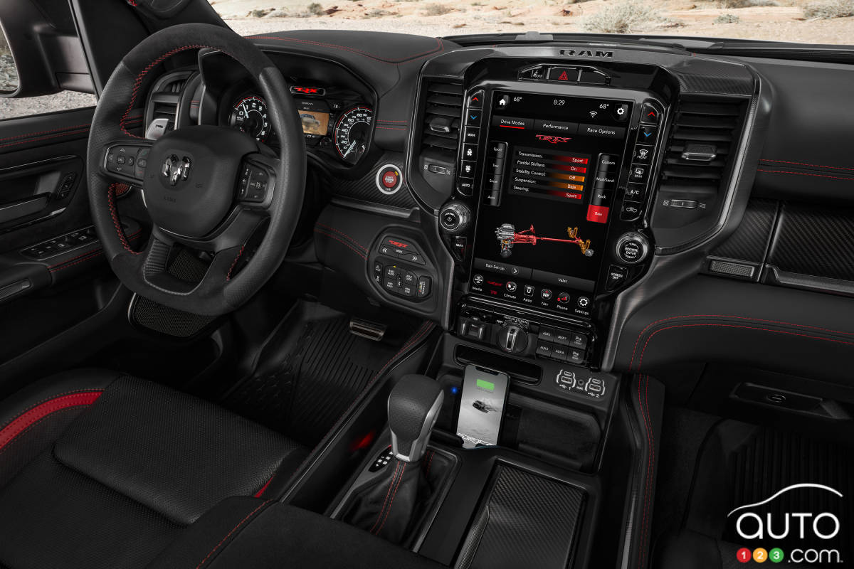 Ram 1500 TRX 2021, intérieur