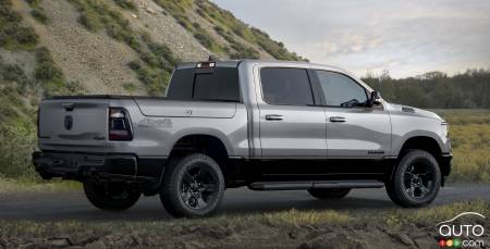 2022 Ram 1500 BackCountry, three-quarters rear