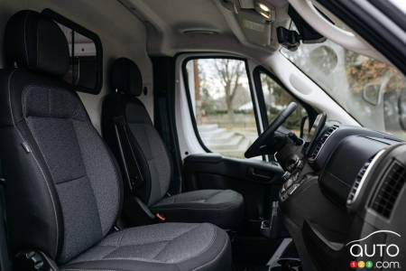 The 2025 Ram ProMaster EV, interior