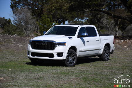 2025 Ram 1500, in white