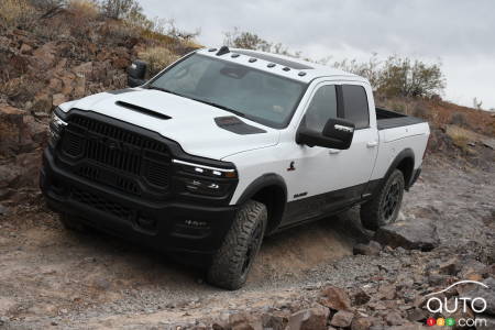 2025 Ram 2500 HD Limited, on the trail