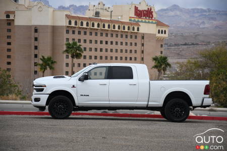 2025 Ram 2500 HD Limited, in profile