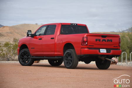 2025 Ram 2500 HD, three-quarters rear