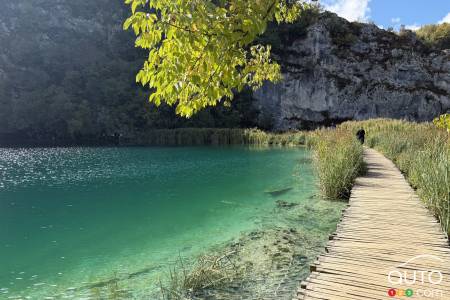 In the Plitvice park