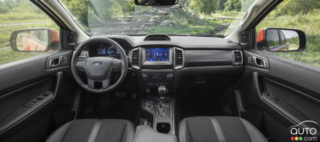 2021 Ford Ranger Lariat Tremor, interior