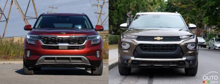 2021 Kia Seltos / 2021 Chevrolet Trailblazer, front