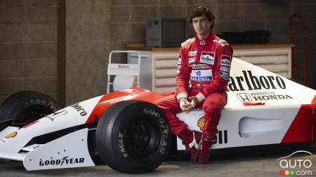 Ayrton Senna, tel qu'incarné par Gabriel Leone