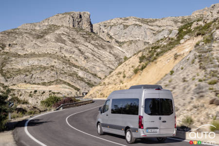 Mercedes-Benz Sprinter dans le désert