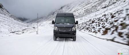 Mercedes-Benz Sprinter en hiver