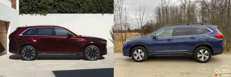 Mazda CX-90 2024 vs Subaru Ascent 2023