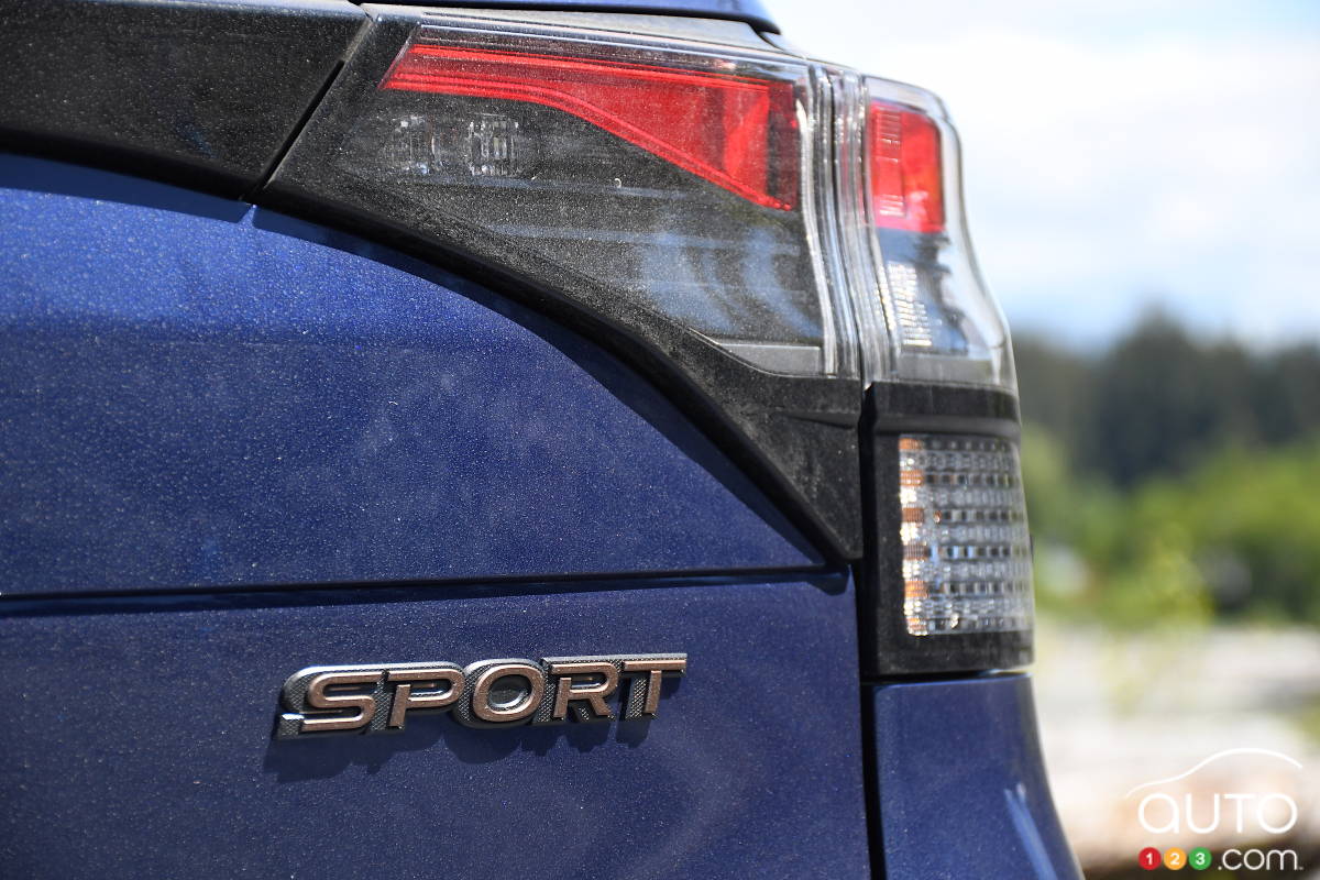 Subaru Forester 2025, écusson Sport