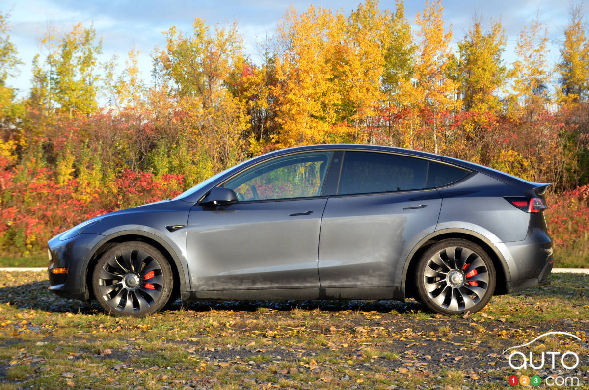 Tesla Model Y Performance 2022 essai routier