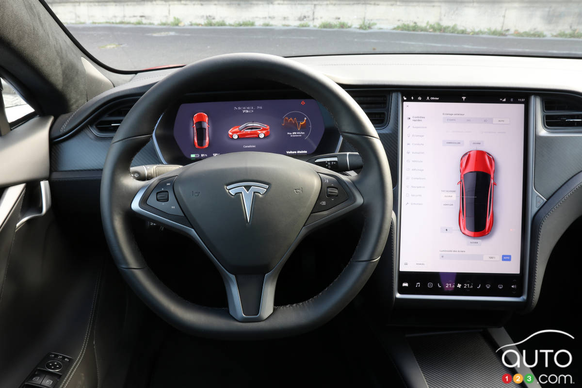 Tesla - Tableau de bord
