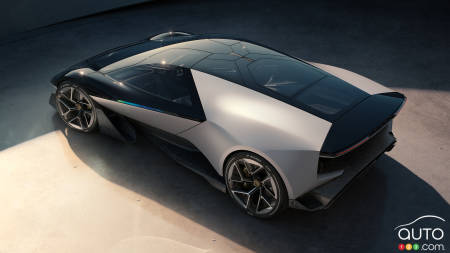 The Lotus Theory 1 Concept, from above