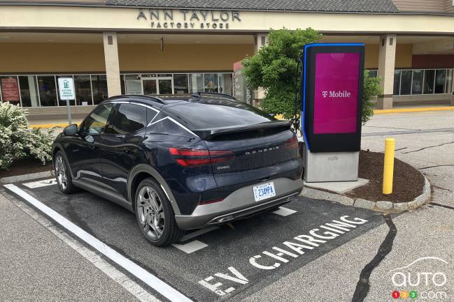 The 2024 Genesis GV60 in Tilton, New Hampshire