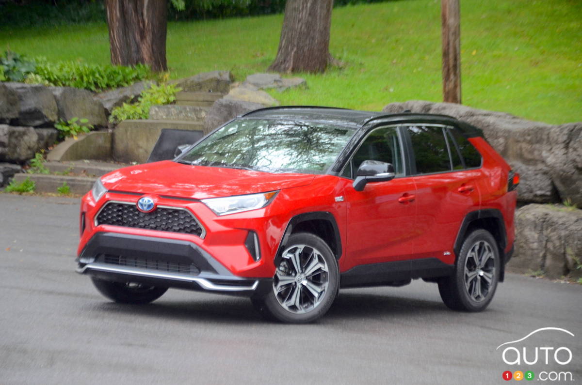 Toyota RAV4 Prime 2021, trois quarts avant