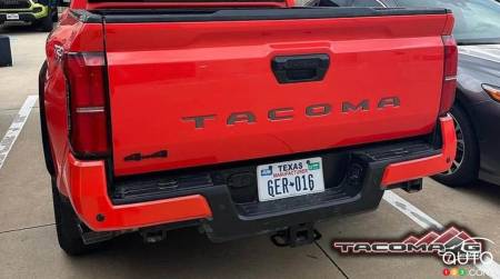 The rear of 2024 Toyota Tacoma TRD Off-Road