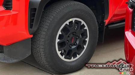 Wheel of the new 2024 Toyota Tacoma TRD Off-Road