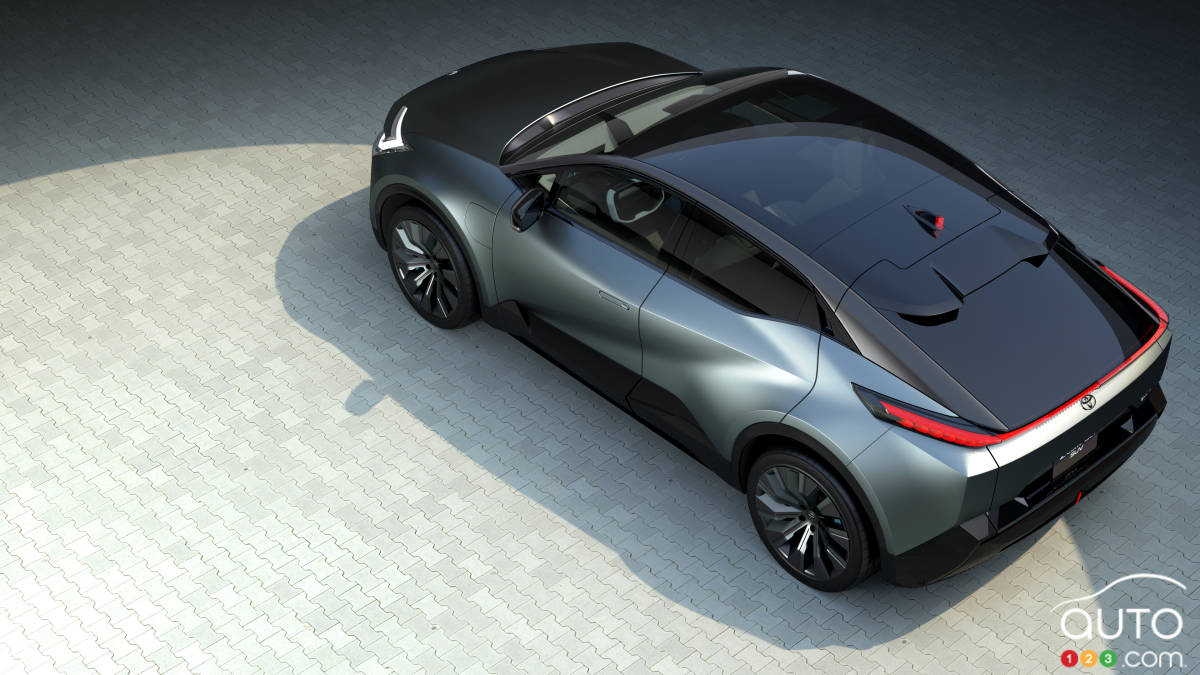 Concept Toyota bZ Compact, de haut