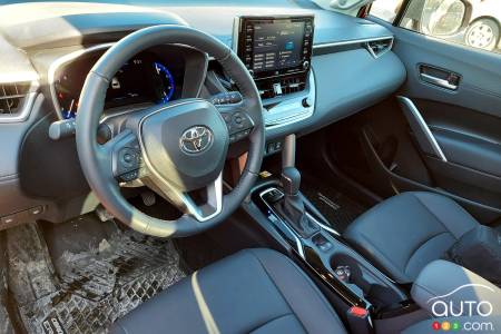 Interior of Toyota Corolla Cross