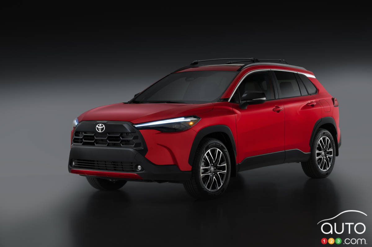Toyota Corolla Cross 2026, trois quarts avant